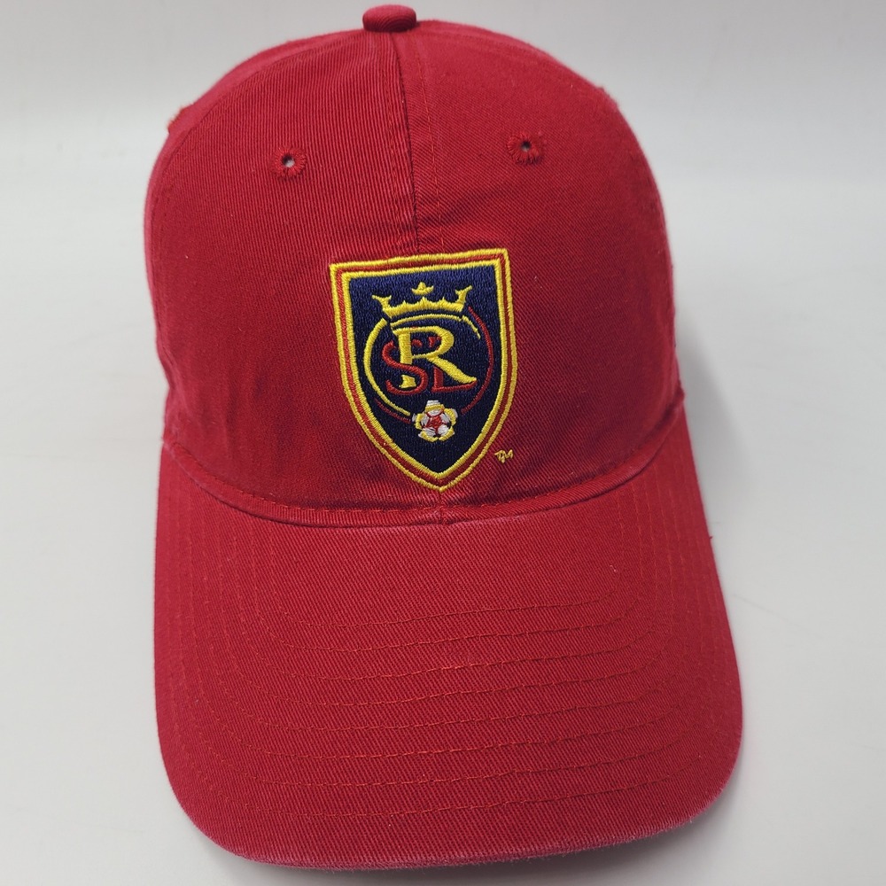 Women Real Salt‎ Lake Hat Strapback Adidas Red MLS Soccer Club Football Casual